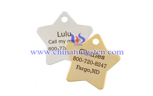  imagen de placa de oro falsa para mascotas 